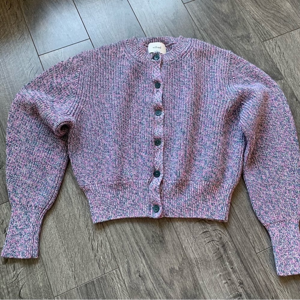 Aritzia Wilfred Nora Merino Wool Cardigan